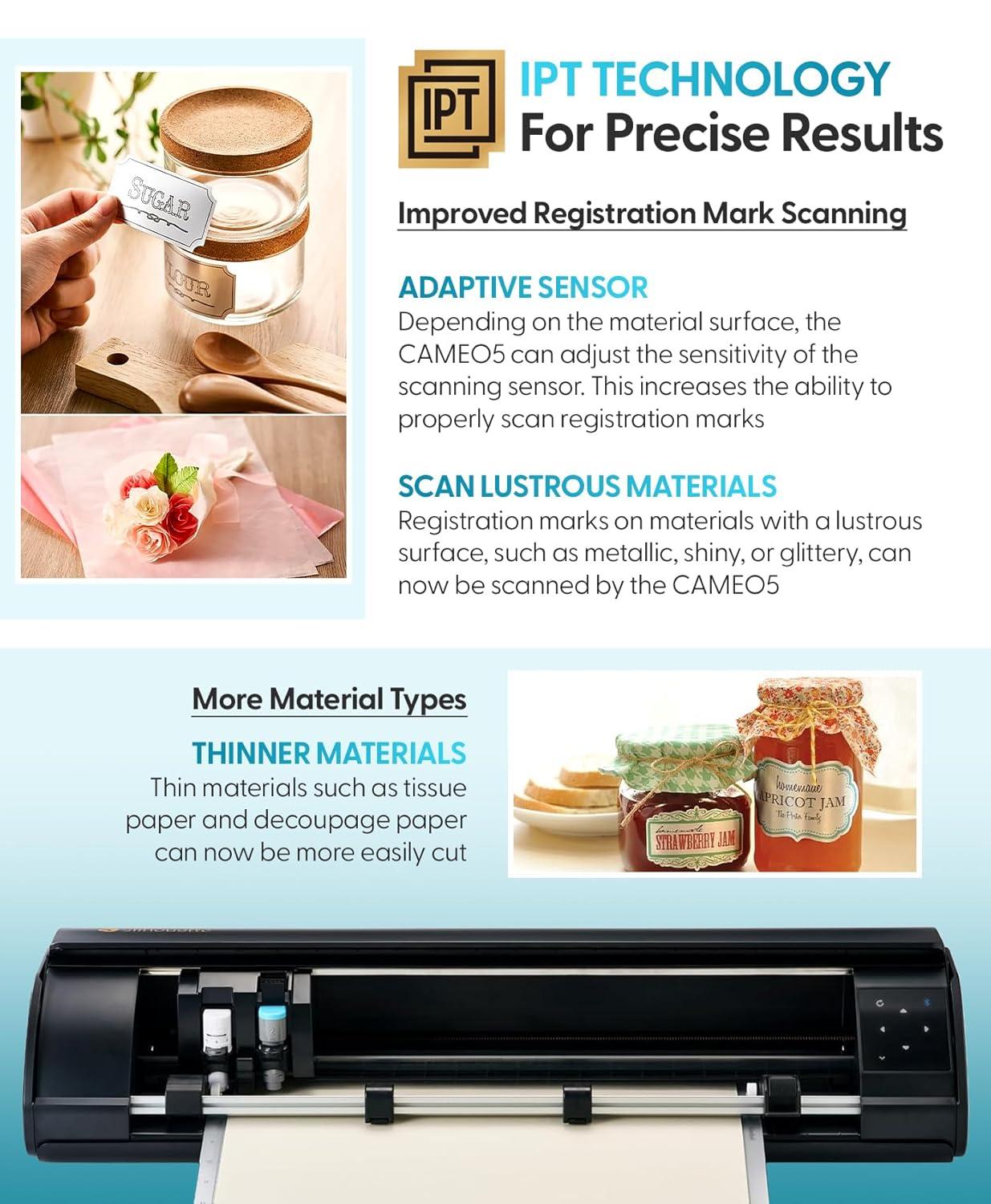 image:imageSilhouette Cameo 5 Plus 15 inch Vinyl Cutting Machine with Studio Software Electric Tool and ES Mat Compatible SNA and IPT 50 dbCameo 5A Plus