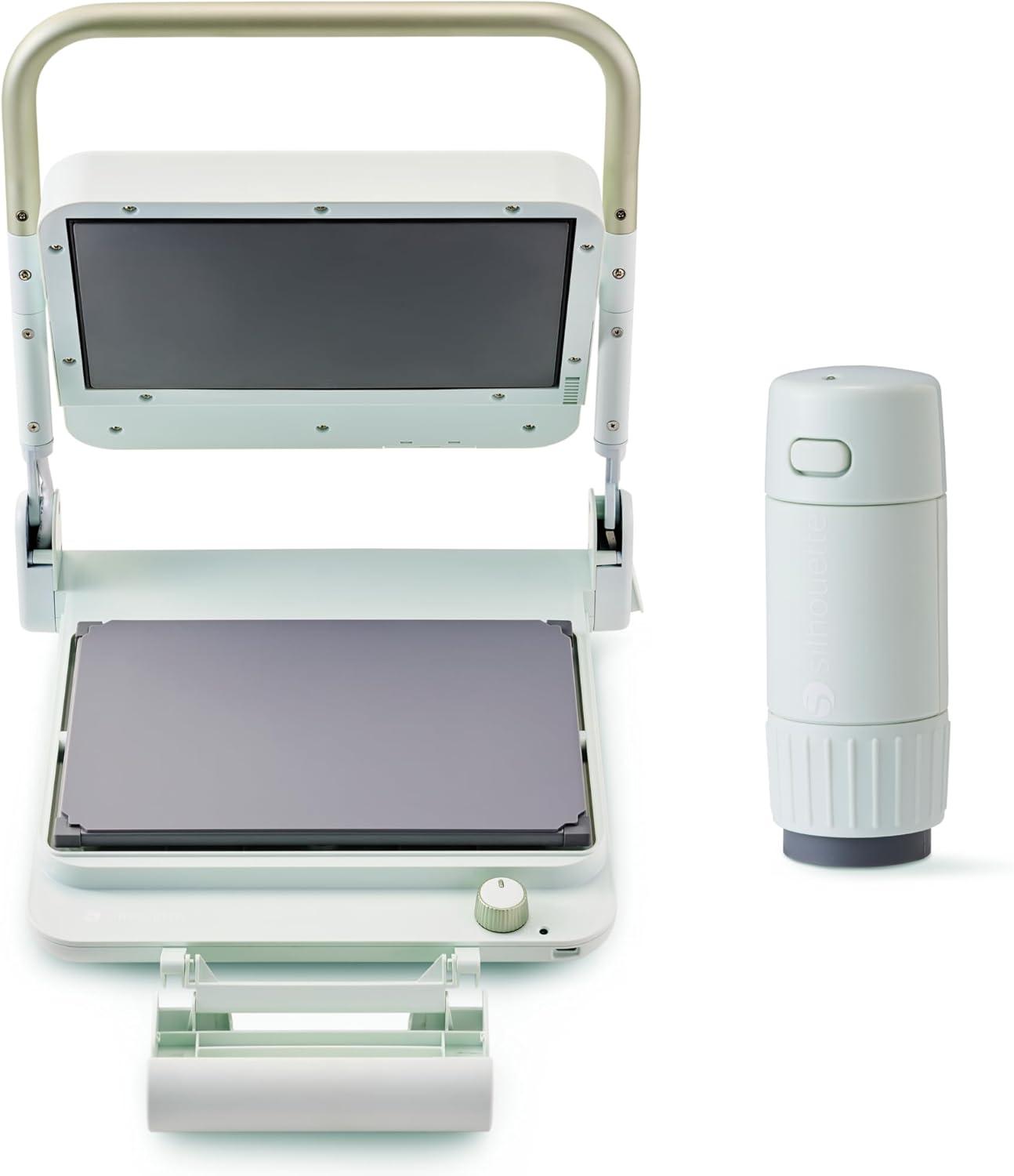 image:imageSilhouette Cloche Heat Press Machine with Petite Press Chiffon PinkIce Green