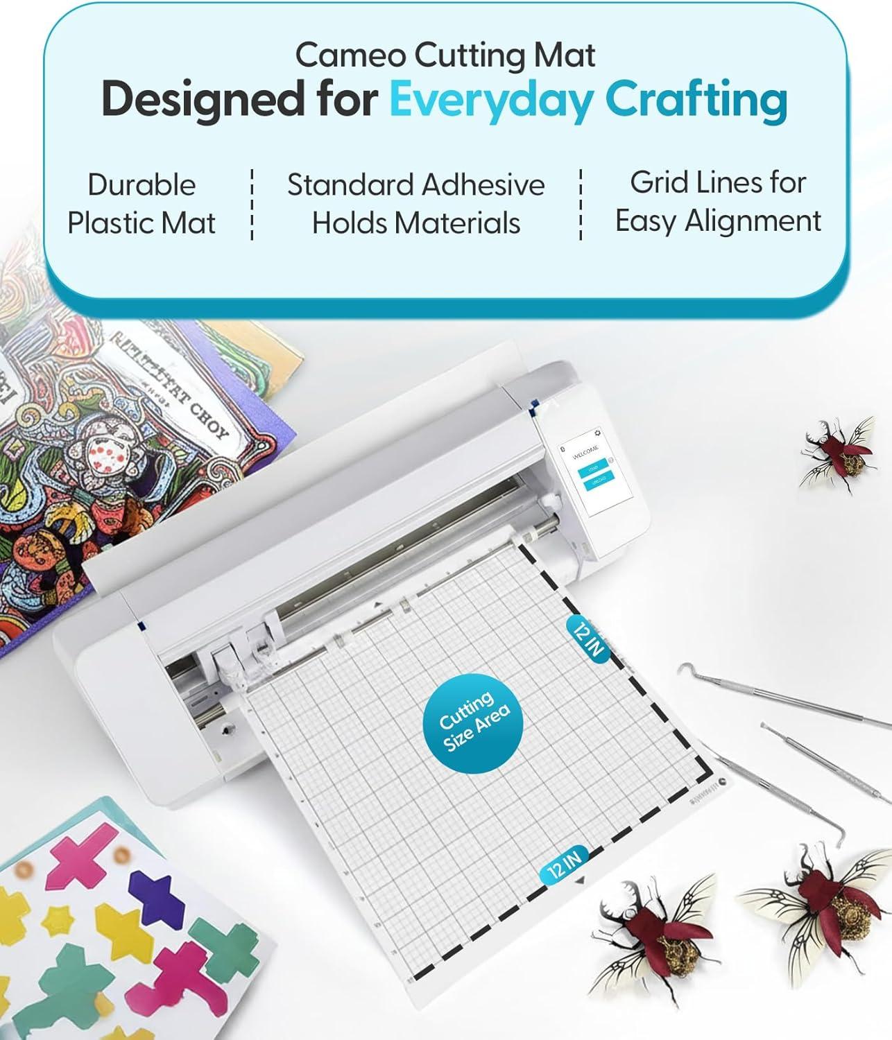 image:imageSilhouette America CUTMAT123T2PACK Cameo Cutting Mat Standard Tack 2 Pack1