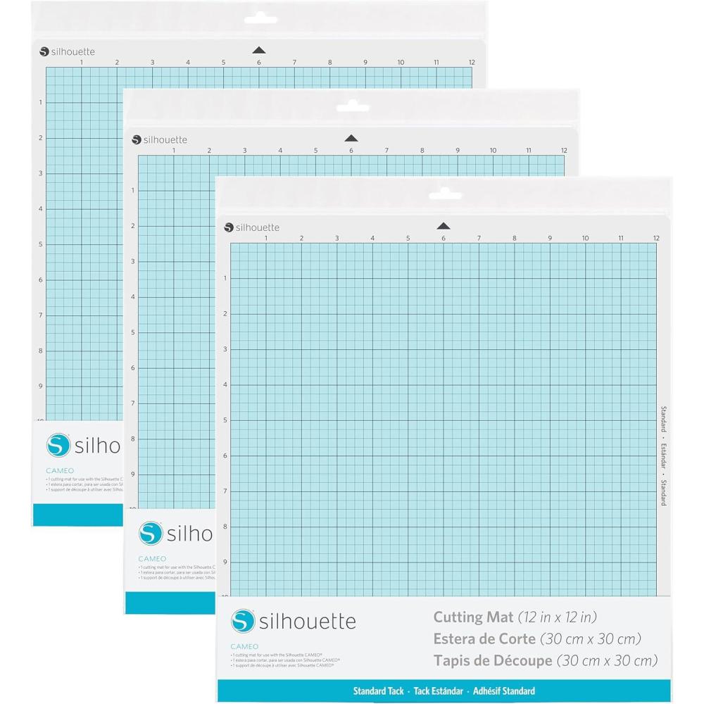 image:imageSilhouette America  CUTMAT123T2PACK Cameo Cutting Mat Standard Tack 2 Pack3