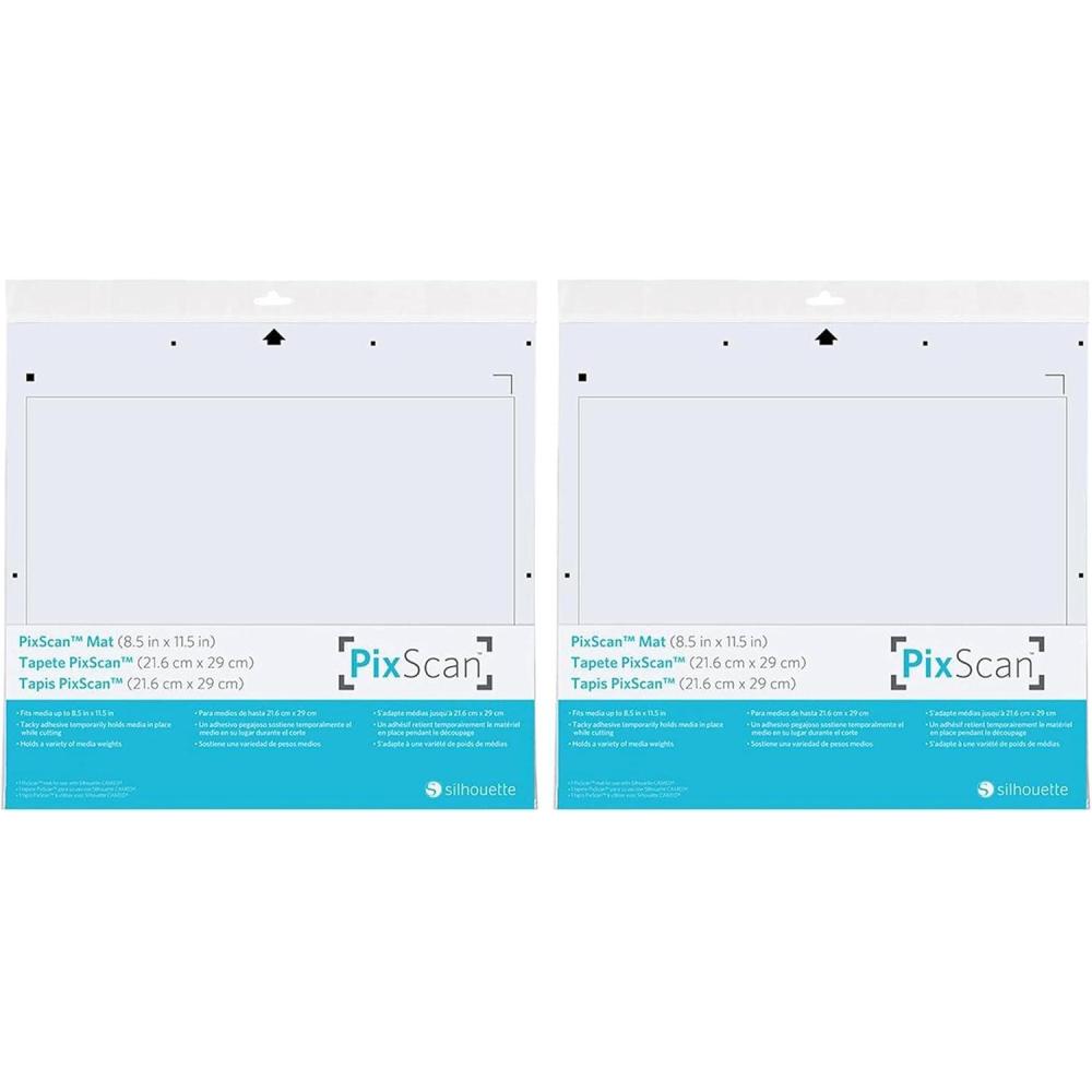 image:imageSilhouette America CUTMATPIX123T Cameo Pixscan Cutting Mat 85x115 Multicolor85x115 Pack of 2