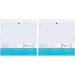 Silhouette America CUT-MAT-PIX12-3T Cameo Pixscan Cutting Mat, 8.5″x11.5″, Multicolor(8.5″x11.5″ (Pack of 2))