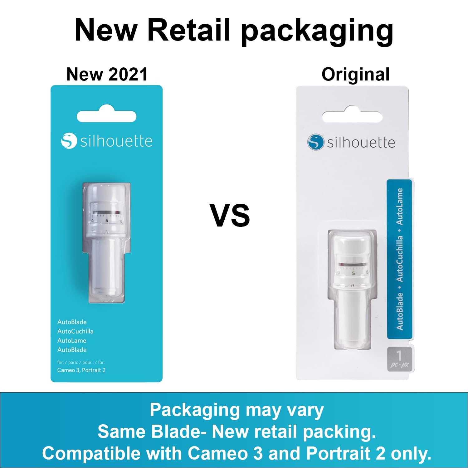 image:imageSilhouette Autoblade Pack of 3 Replacement Blades for Cameo 3 and Portrait 2 withCrafterClub50 Free Designs