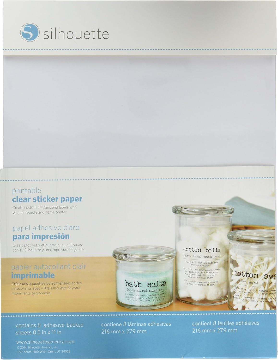 image:imageSilhouette Printable Adhesive Kraft Paper 85x11 Inches