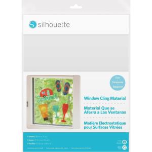 Silhouette America Silhouette of America Media CLR Printable Window Cling 8.5″X11″ 5/Pkg Clear