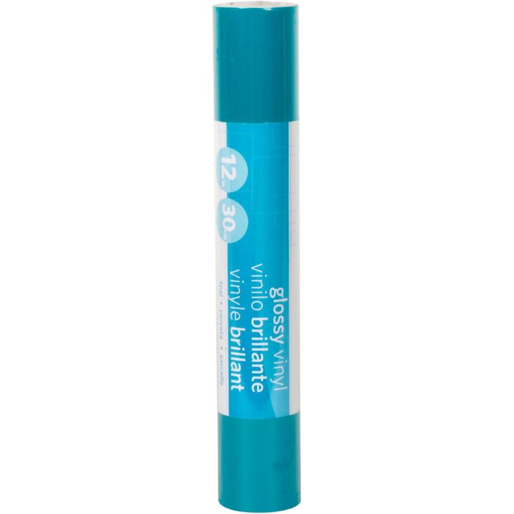 image:imageSilhouette Glossy Permanent Vinyl 12 by 6Feet BlueTeal