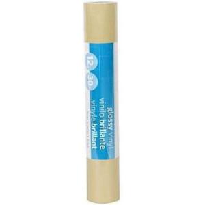 Silhouette Glossy Permanent Vinyl, 12 by 6-Feet, Blue(Beige)