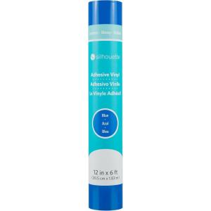Silhouette Glossy Permanent Vinyl, 12 by 6-Feet, Blue(Blue)