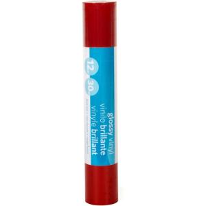 Silhouette Glossy Permanent Vinyl, 12 by 6-Feet, Blue(Dark Red)