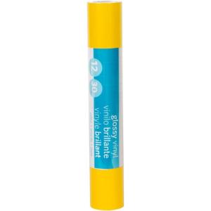 Silhouette Glossy Permanent Vinyl, 12 by 6-Feet, Blue(Yellow)